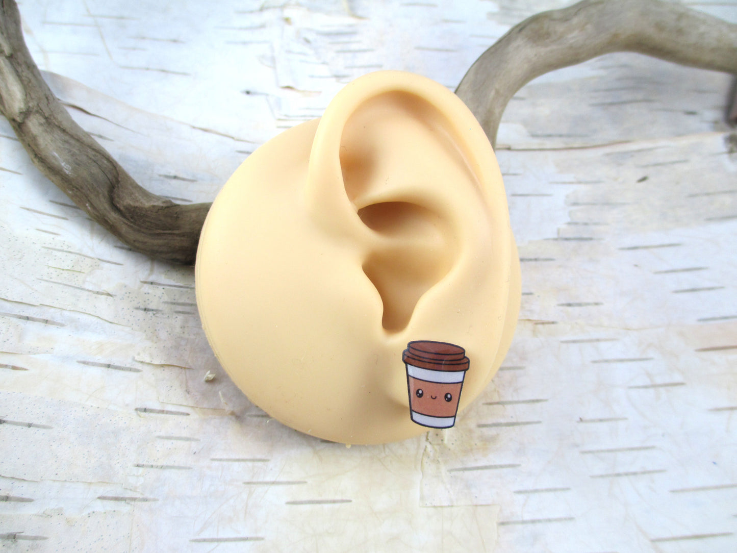 Kawaii Donut and Coffee Earrings