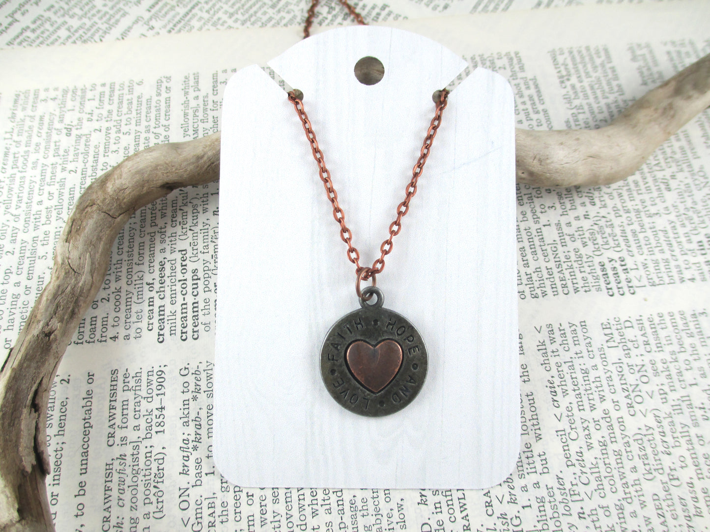 Faith, Hope, and Love Necklace