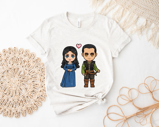 Ilyon Chronicles - Elanor and Daniel Chibi Shirt