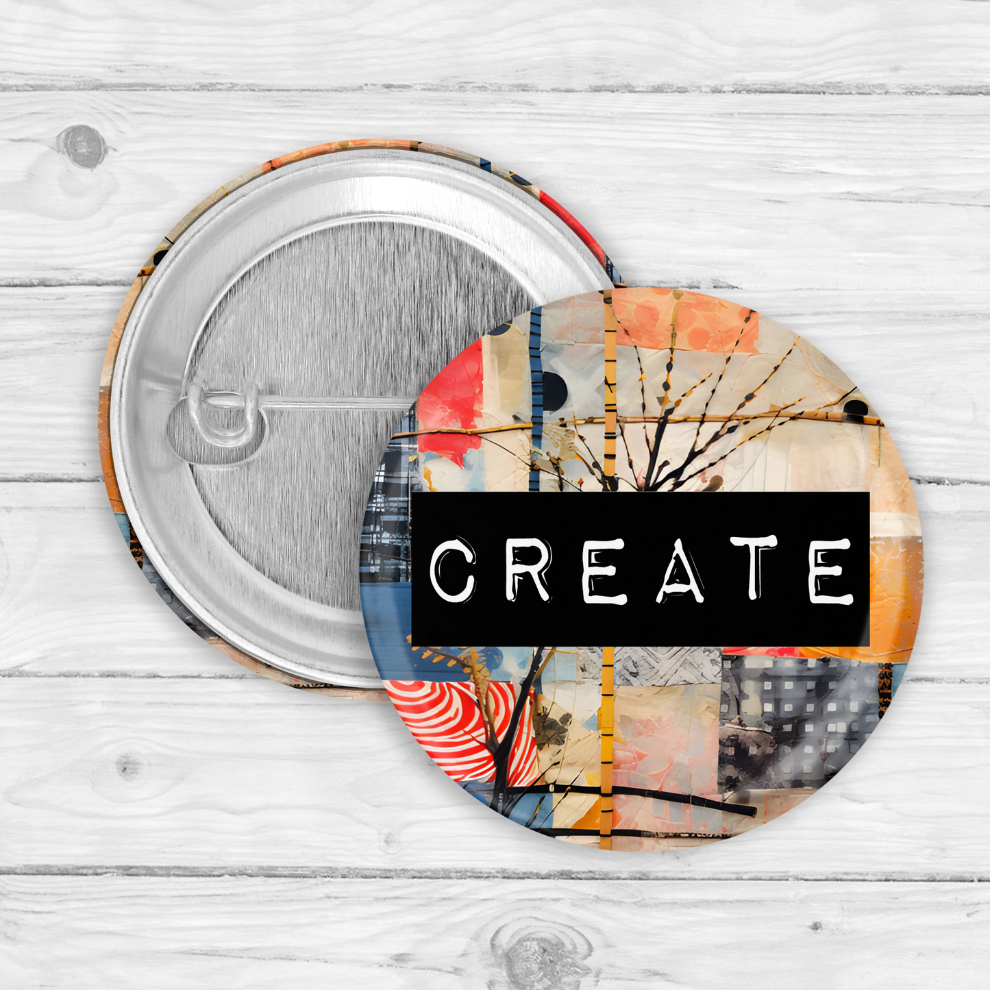 Writer Words Button Pin or Magnet