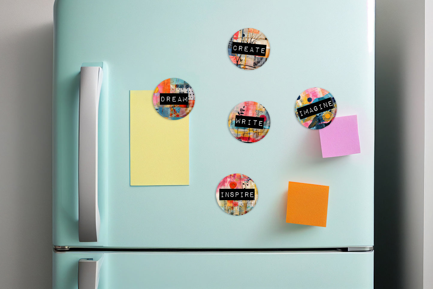 Writer Words Button Pin or Magnet