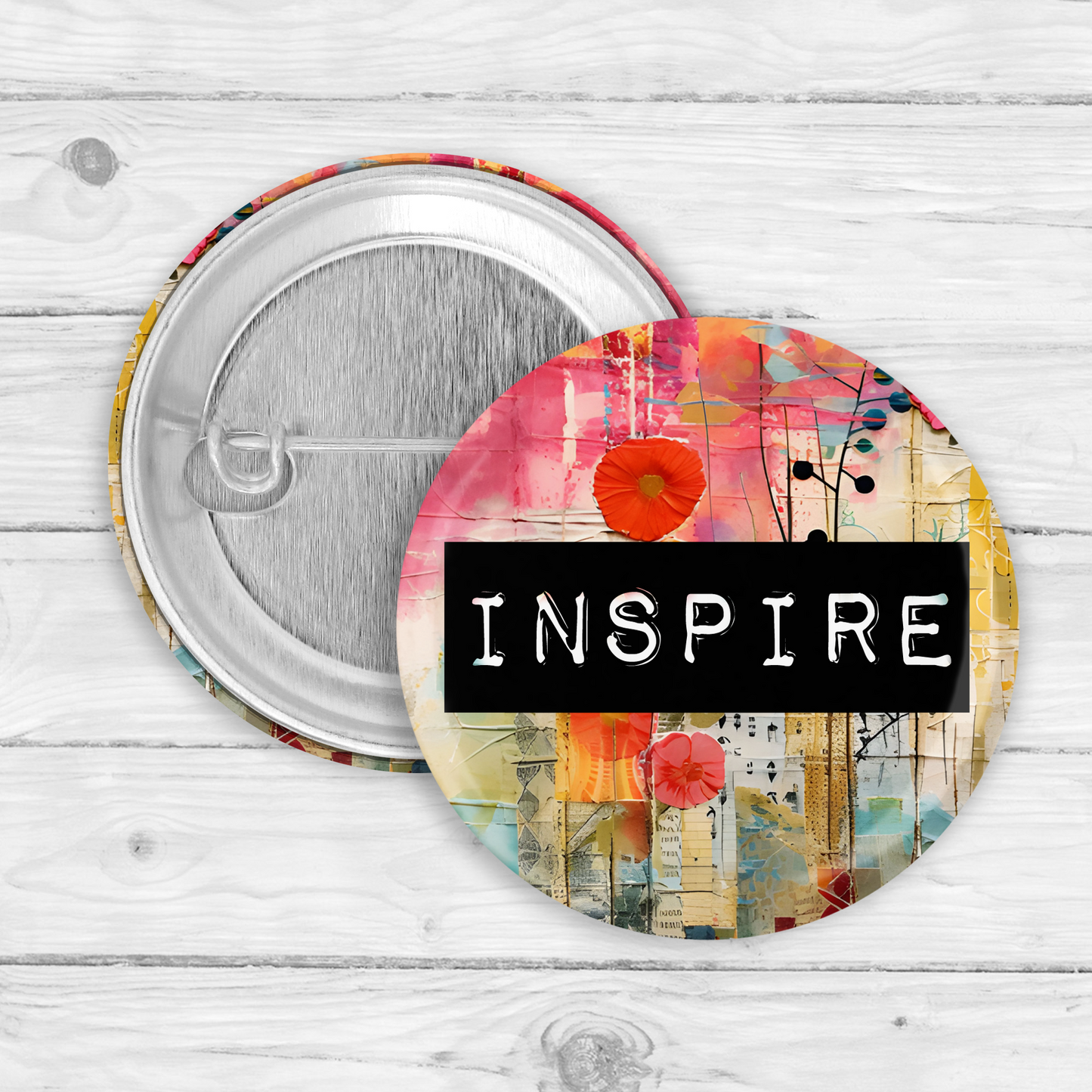 Writer Words Button Pin or Magnet