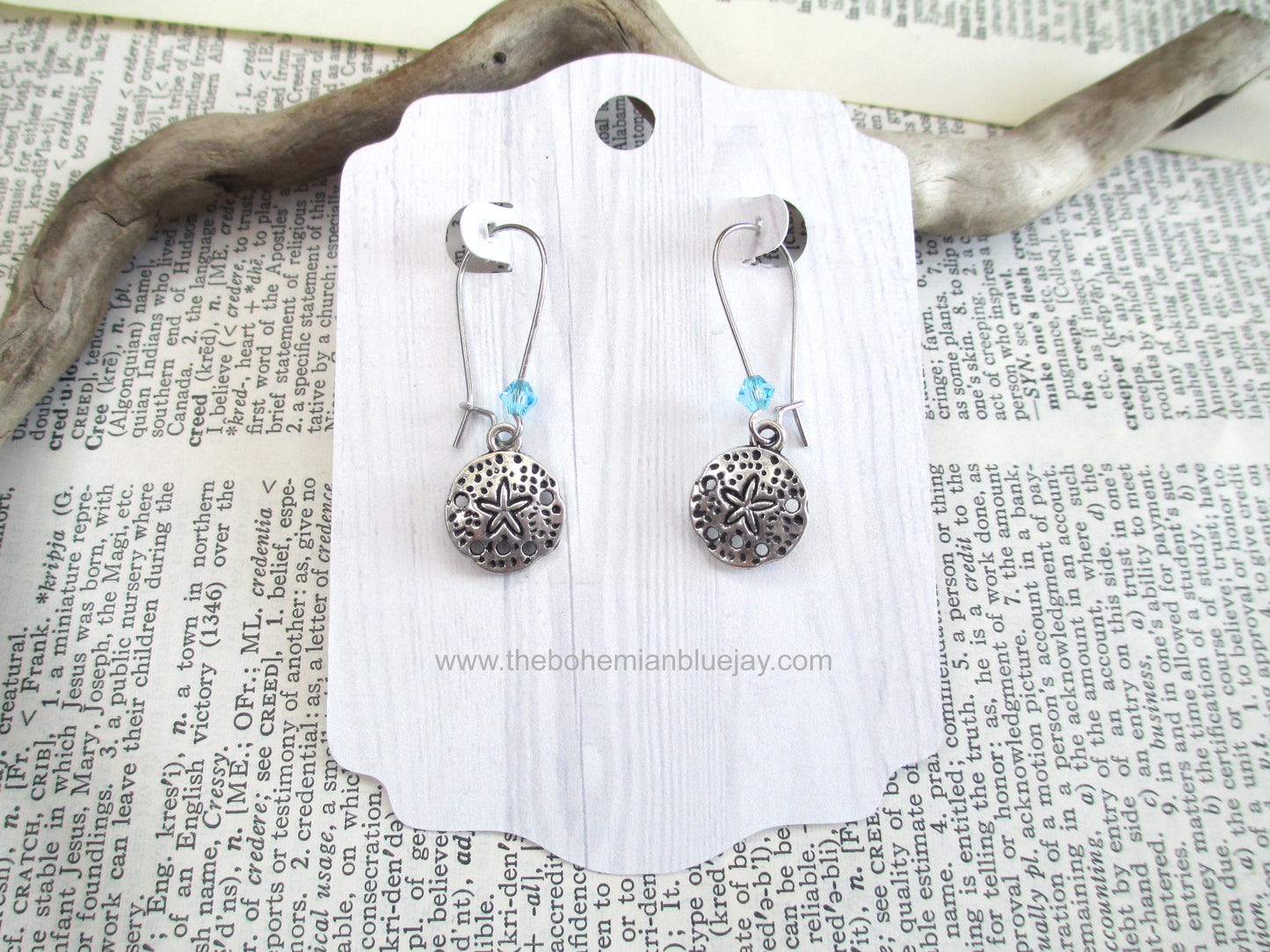 Sand Dollar Charm Earrings