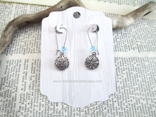 Sand Dollar Charm Earrings