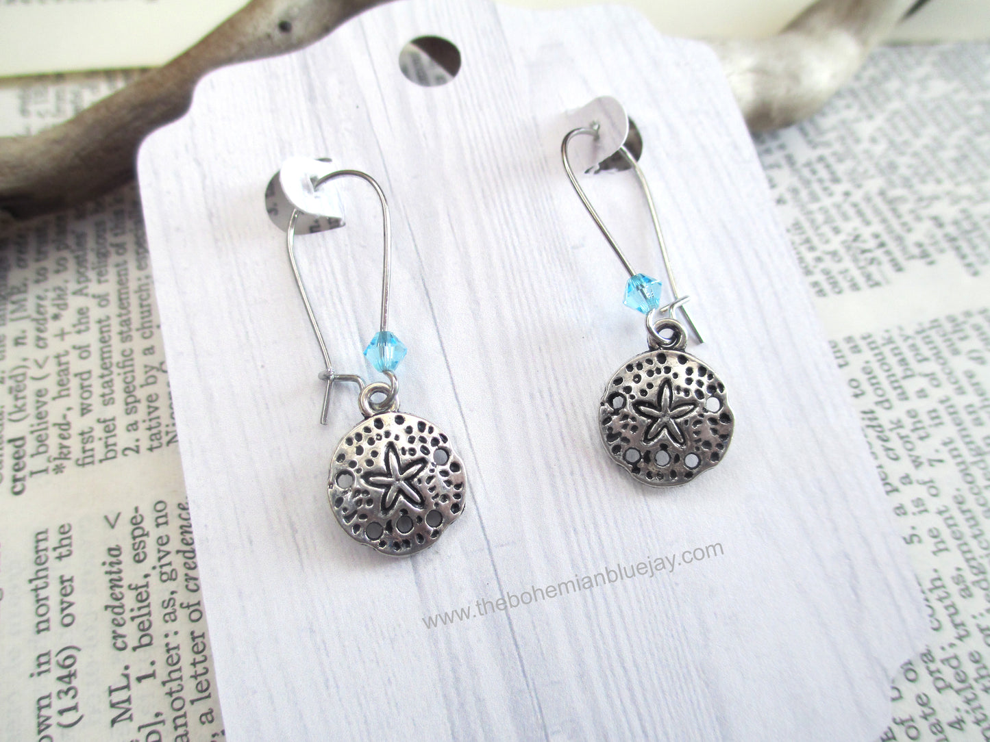 Sand Dollar Charm Earrings