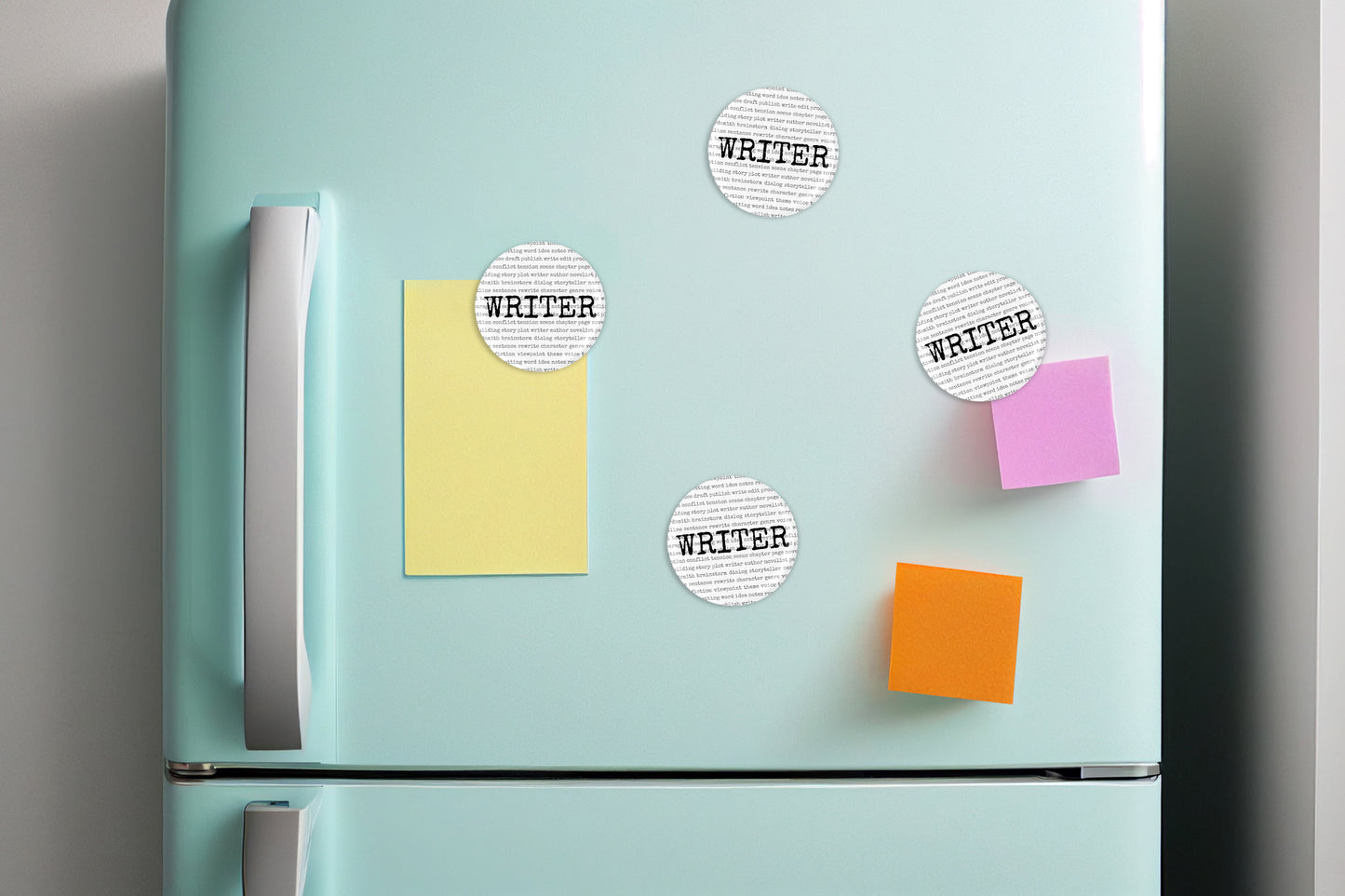 Writer Words Button Pin or Magnet