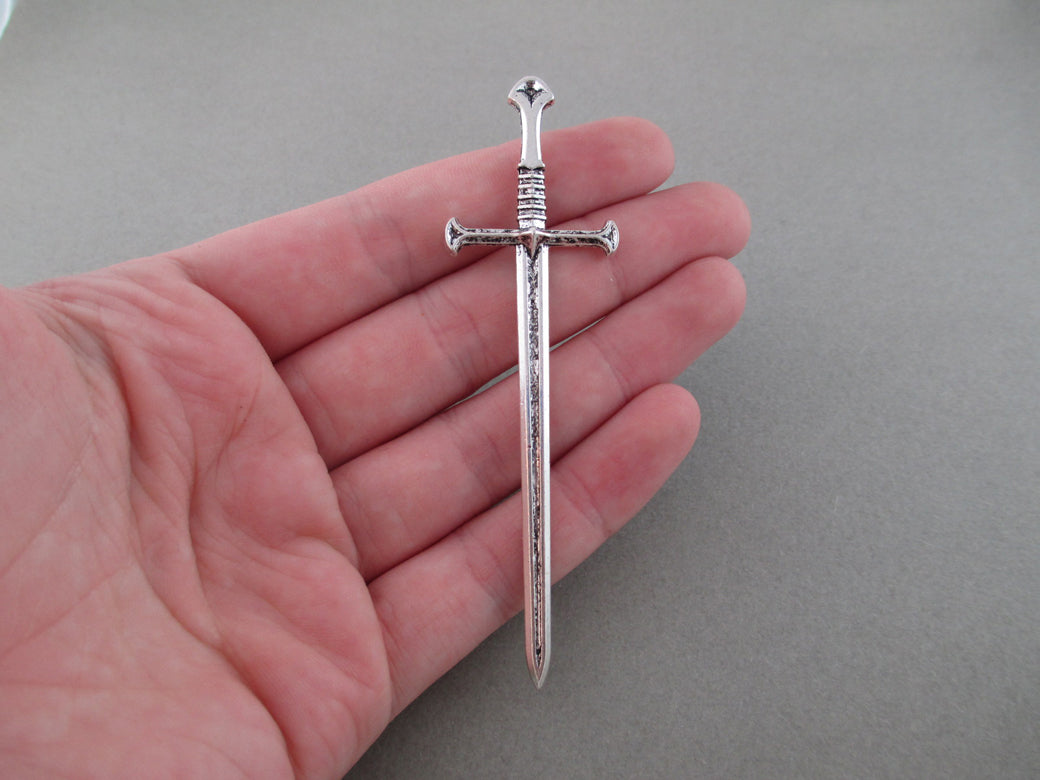 Silver Fantasy Sword Bookmark