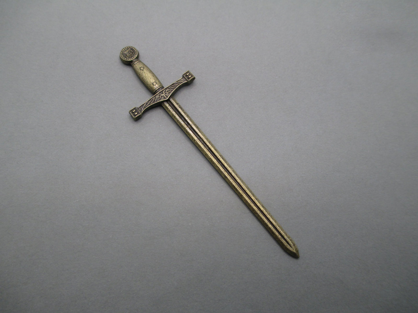Bronze Medieval Sword Bookmark