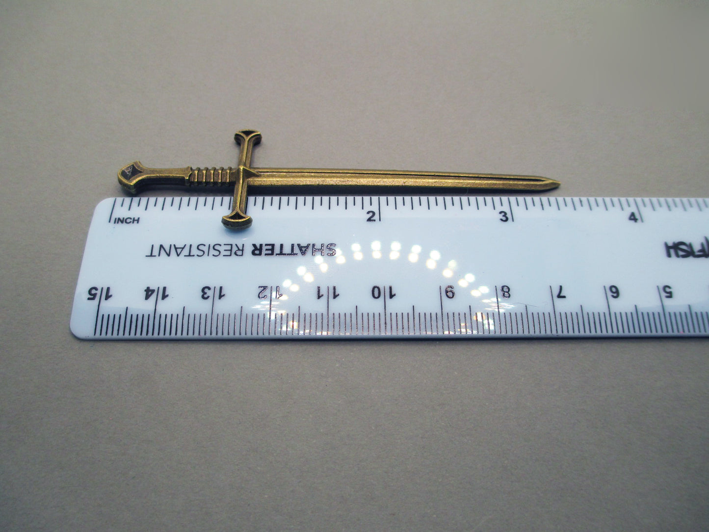 Bronze Fantasy Sword Bookmark