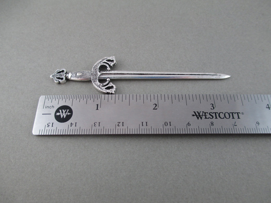 Silver Gladiator Sword Bookmark
