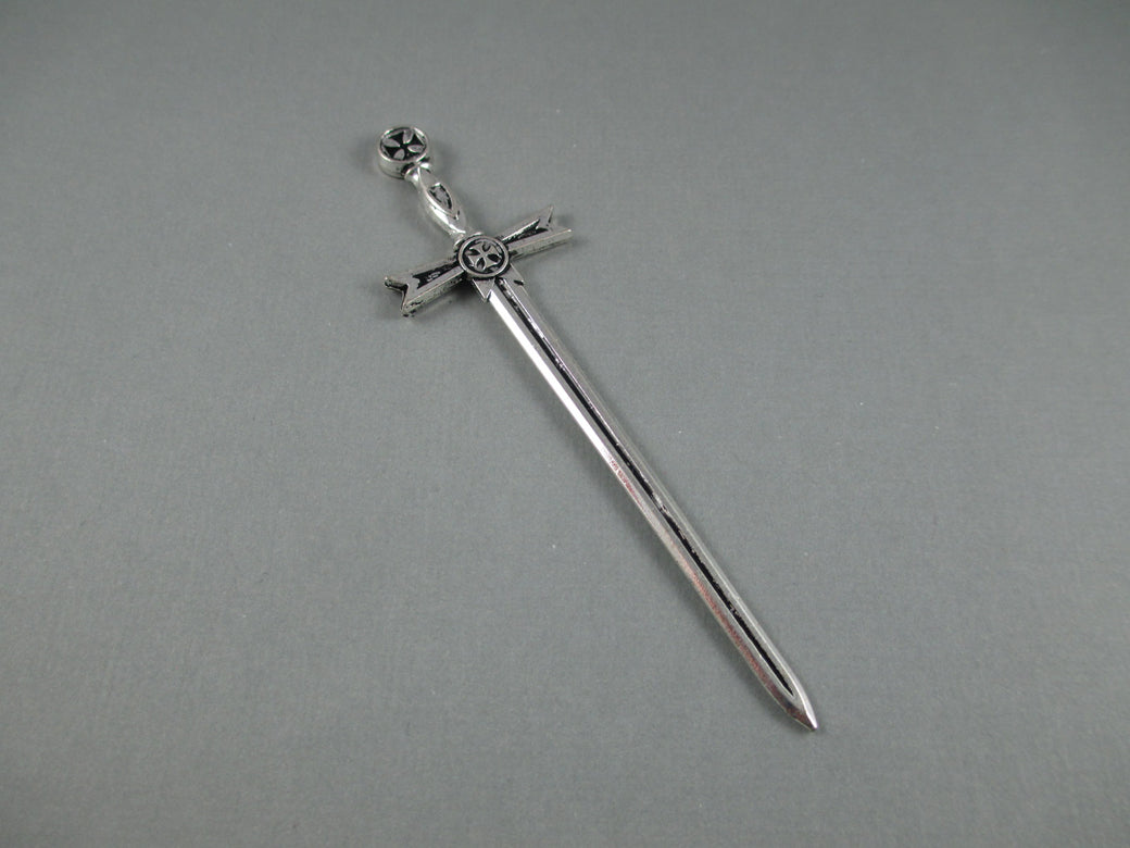 Silver Templar Sword Bookmark