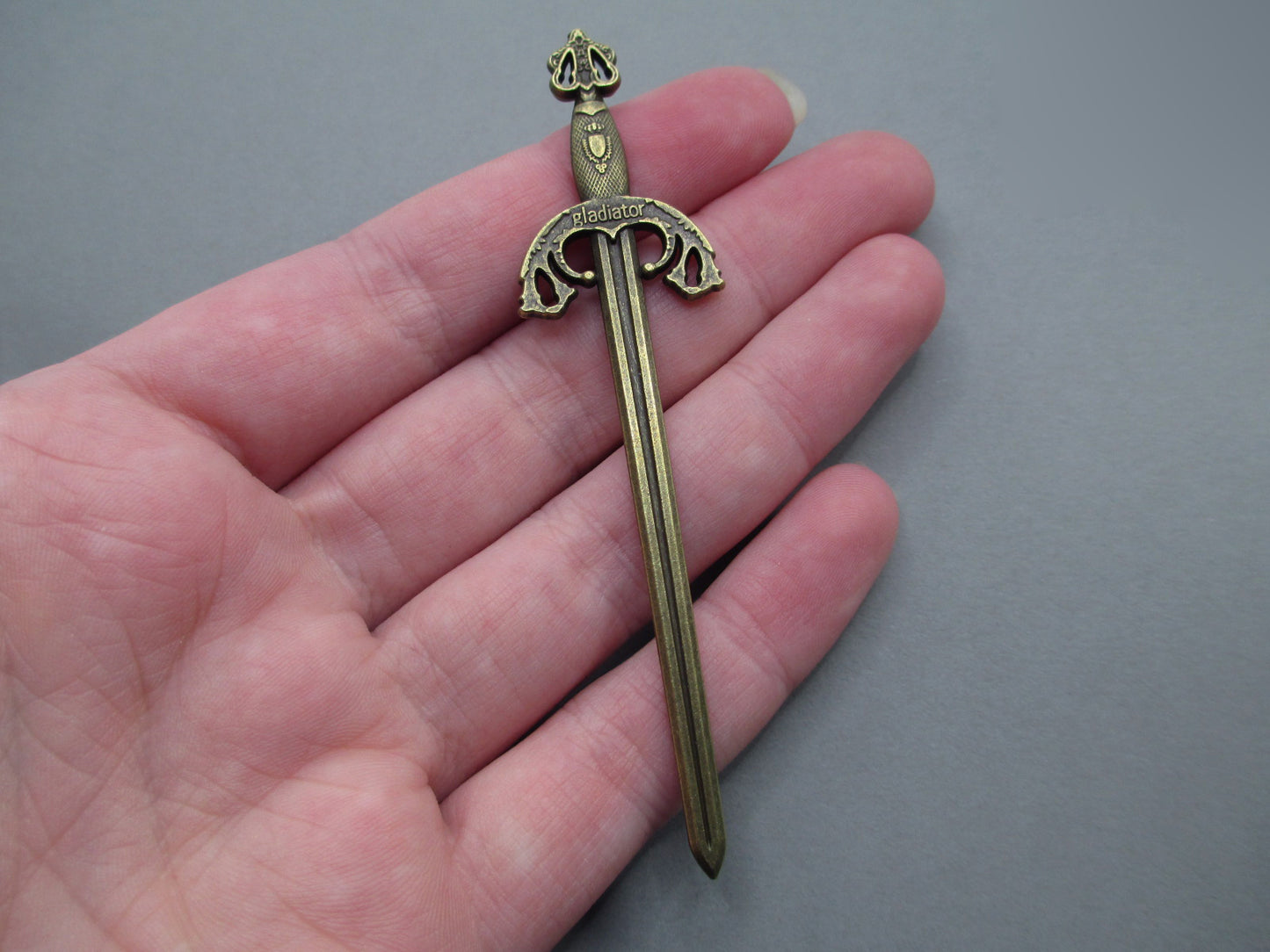 Bronze Gladiator Sword Bookmark