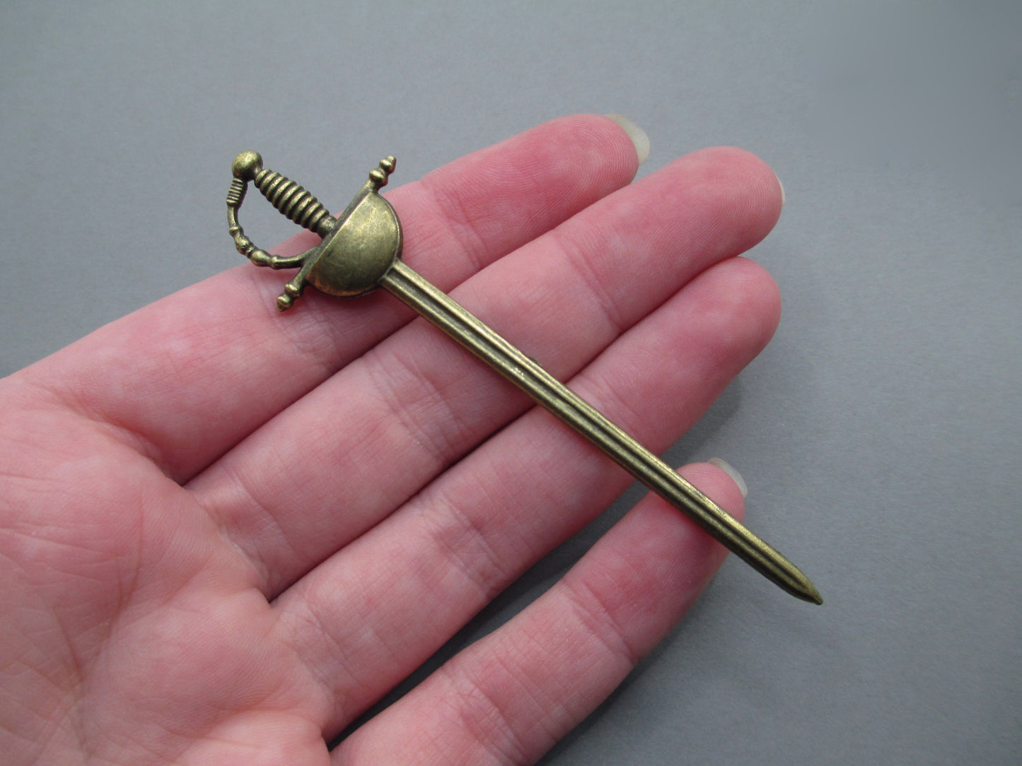Bronze Pirate Sword Bookmark