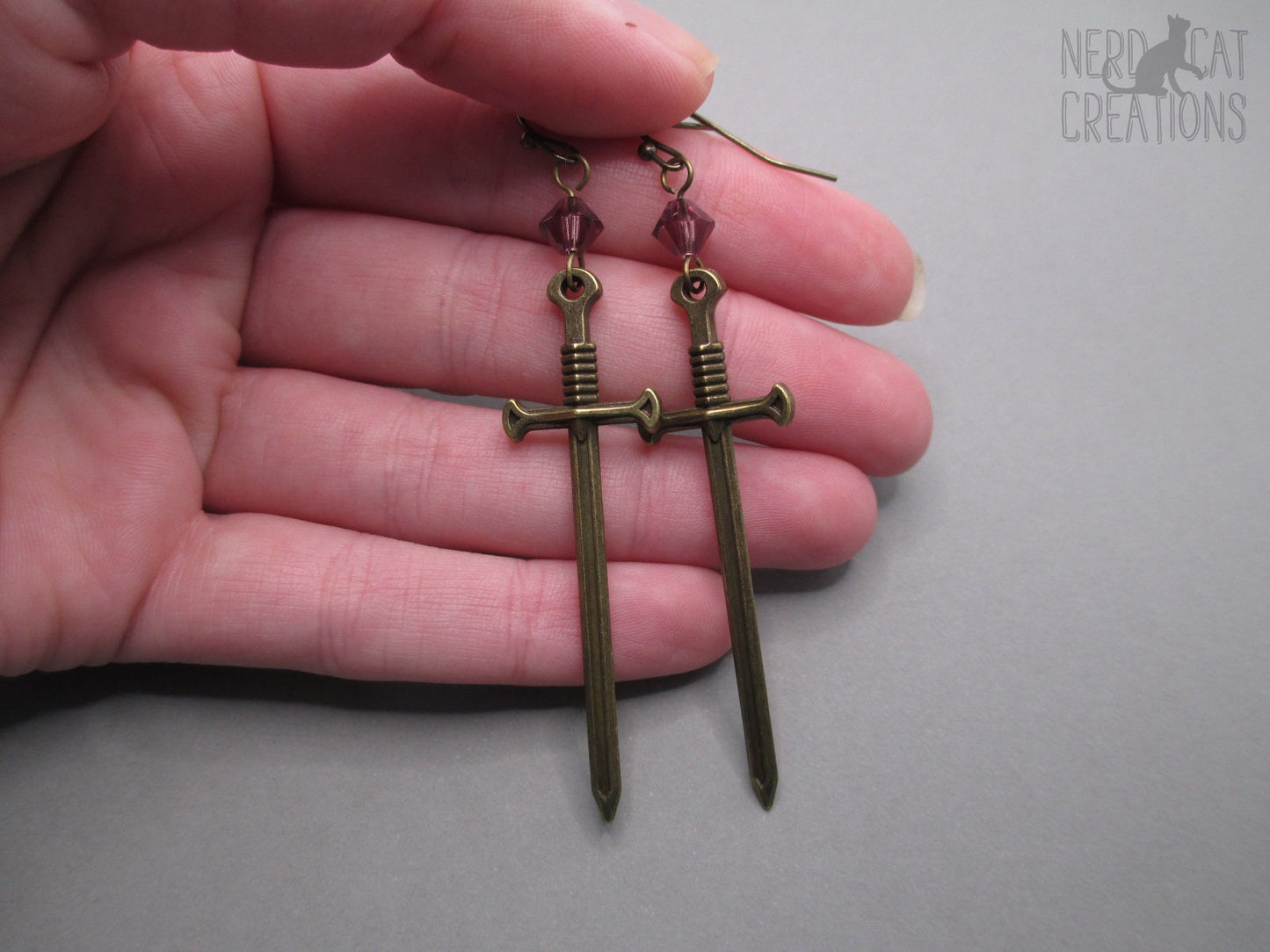 Fantasy Sword Earrings