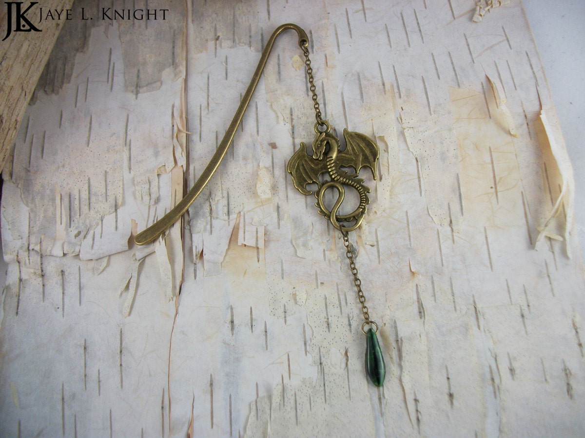 Bronze Dragon Fantasy Bookmark