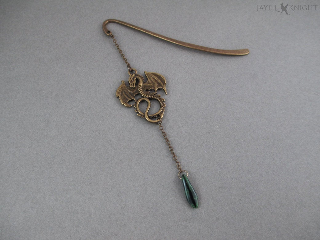 Bronze Dragon Fantasy Bookmark