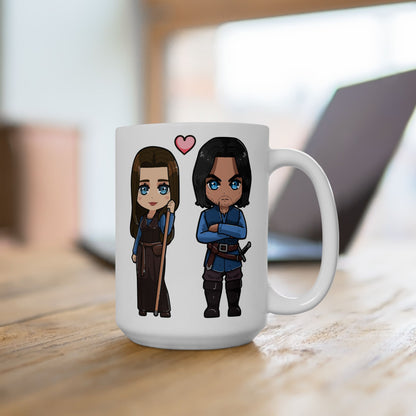 Ilyon Chronicles - Kyrin and Jace Chibi Mug