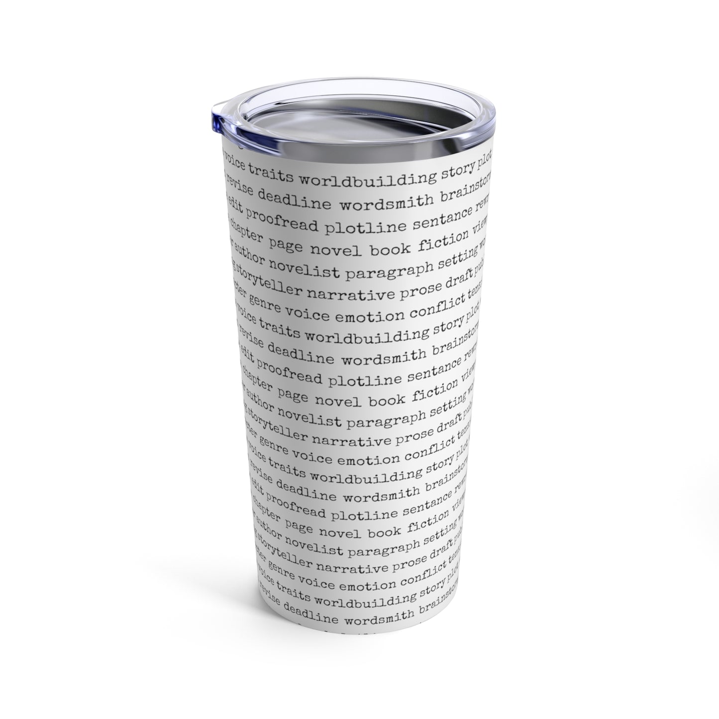 Writer Words Insulated Tumbler