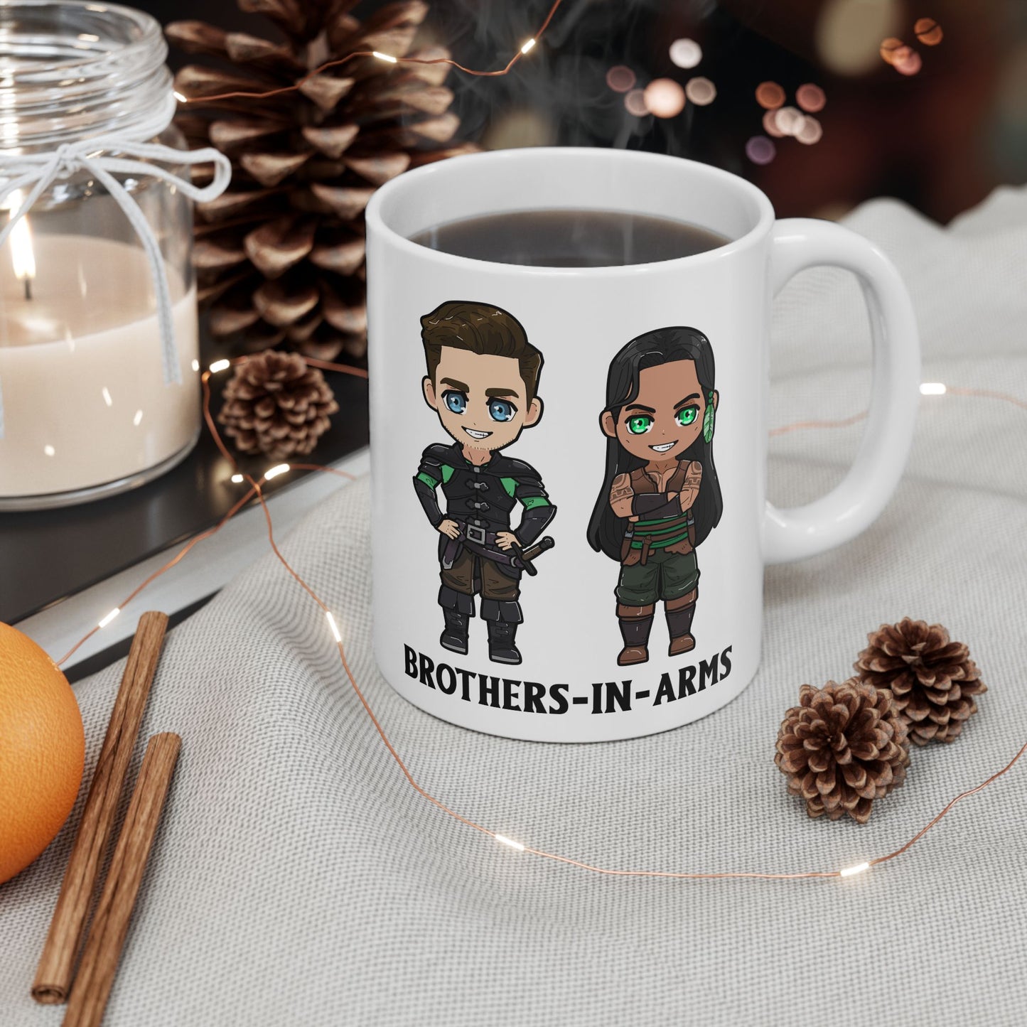 Ilyon Chronicles - Kaden and Talas Chibi Mug