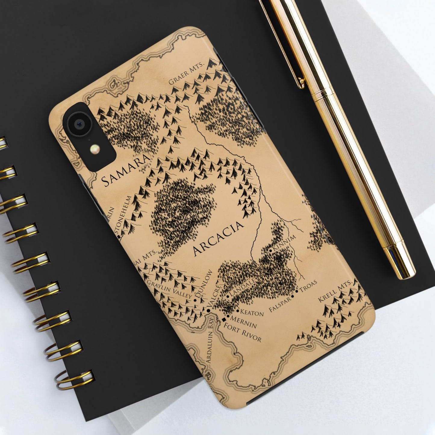 Ilyon Chronicles Map Phone Case