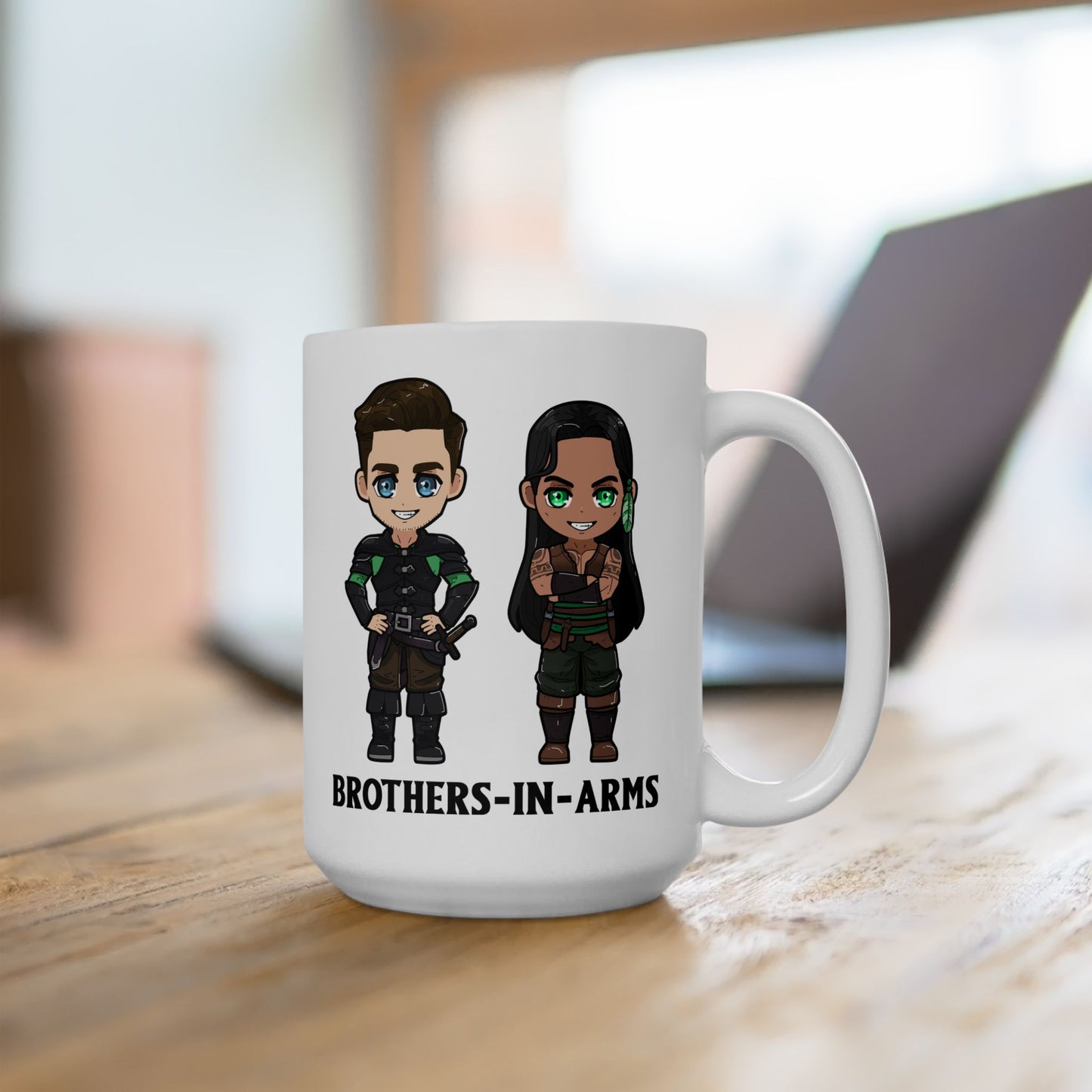 Ilyon Chronicles - Kaden and Talas Chibi Mug