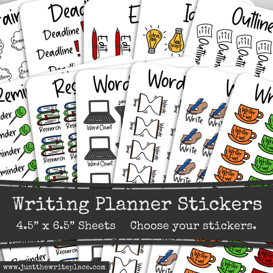 Writing Planner Stickers