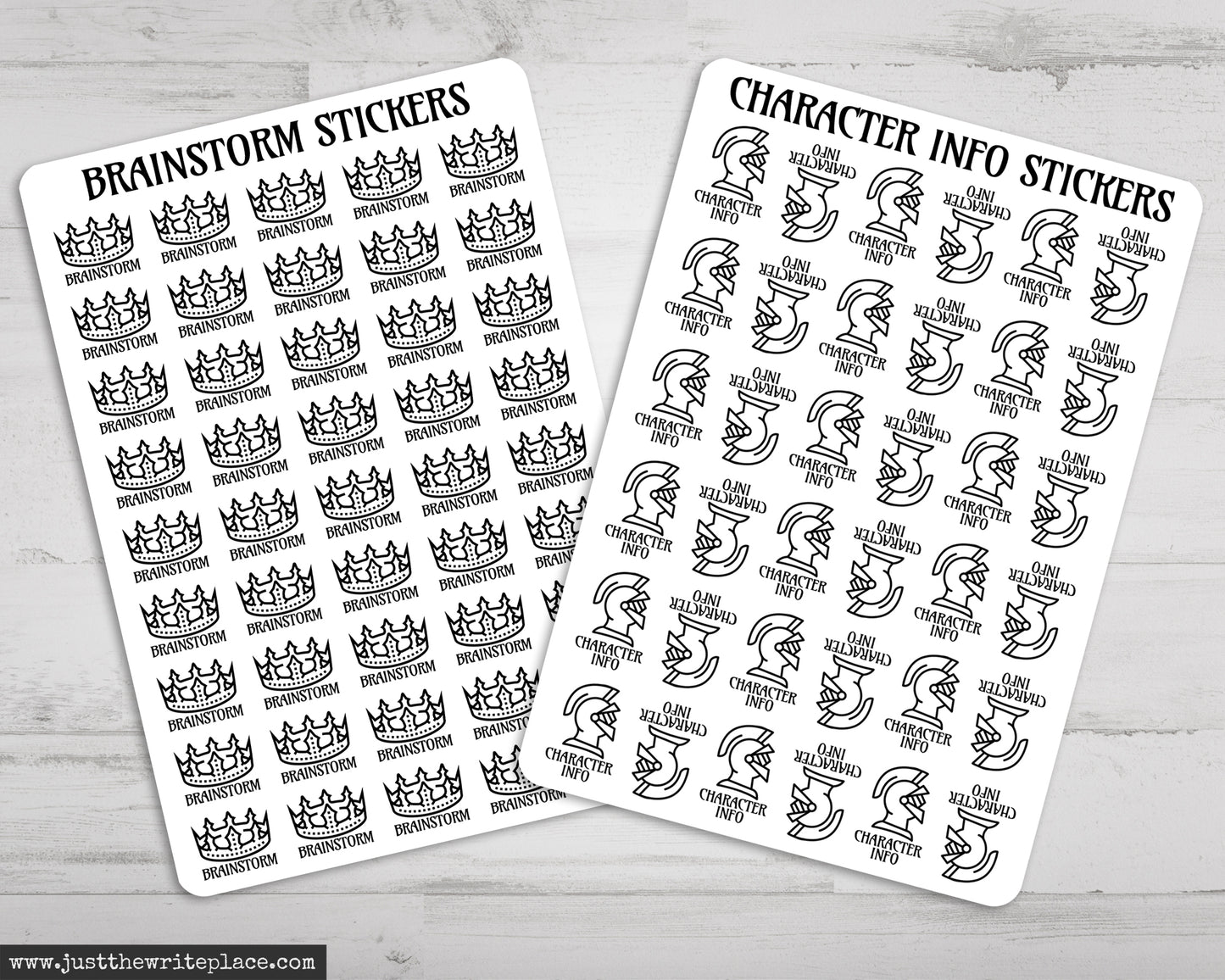 Fantasy Writing Planner Stickers Bundle