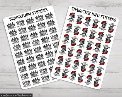 Fantasy Writing Planner Stickers Bundle