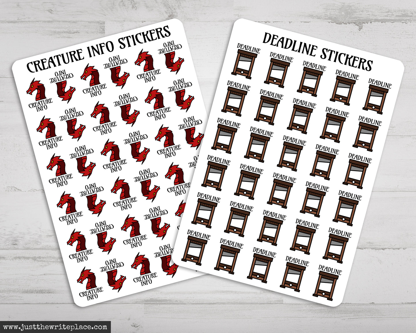 Fantasy Writing Planner Stickers Bundle