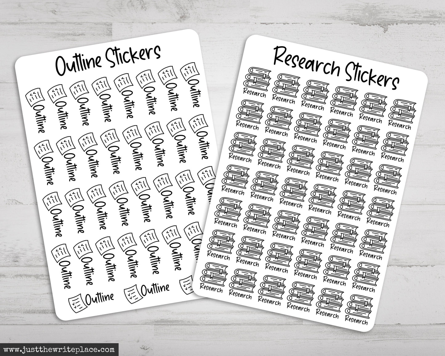 Writing Planner Stickers