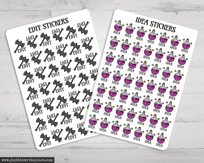 Fantasy Writing Planner Stickers Bundle