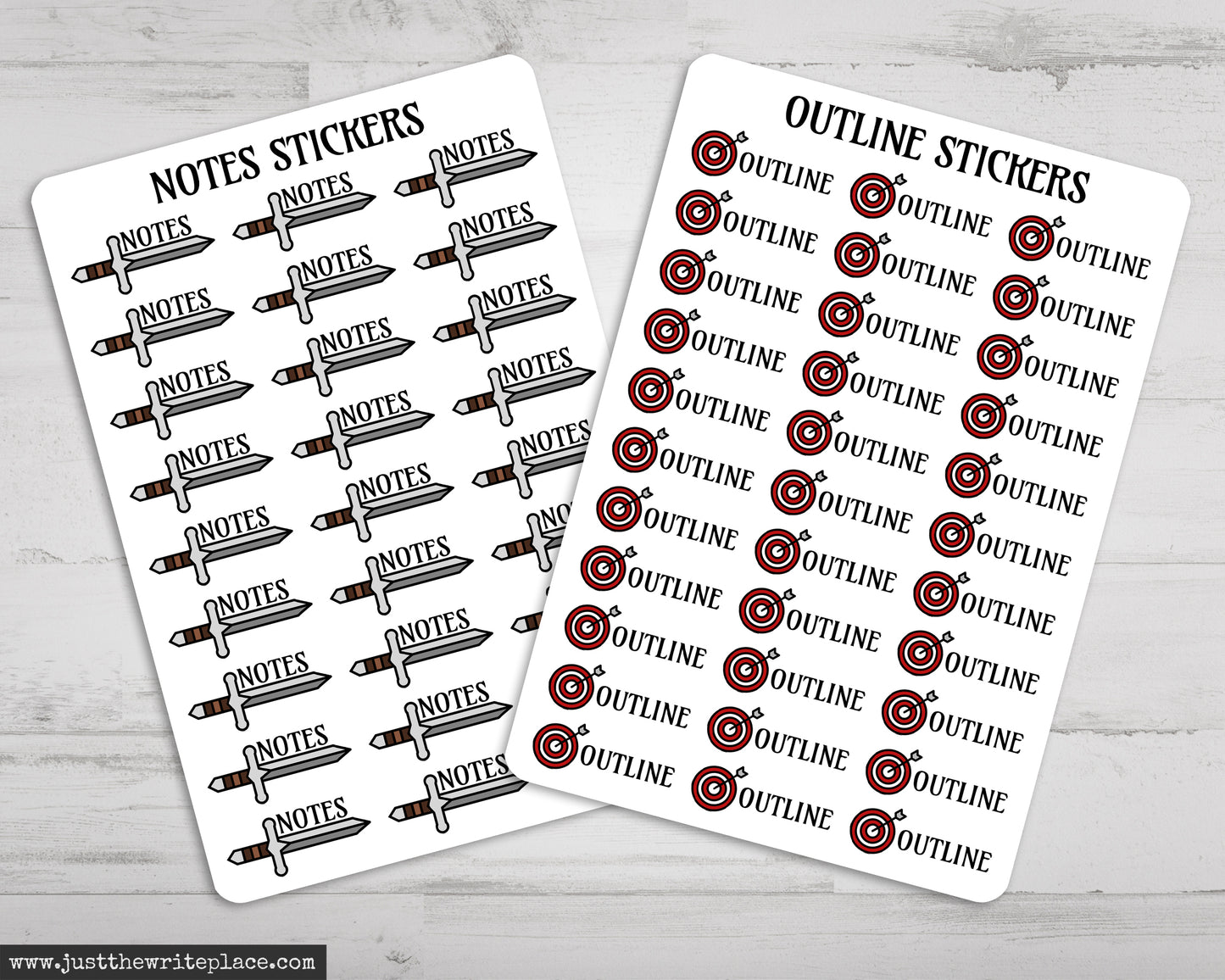 Fantasy Writing Planner Stickers Bundle