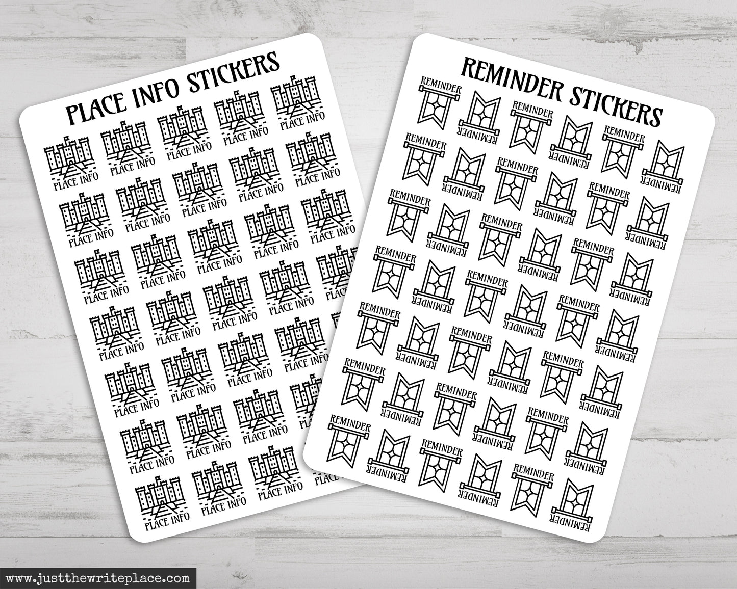 Fantasy Writing Planner Stickers