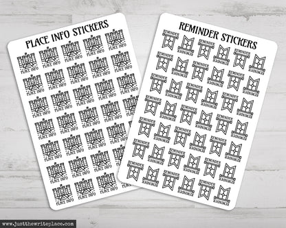 Fantasy Writing Planner Stickers Bundle