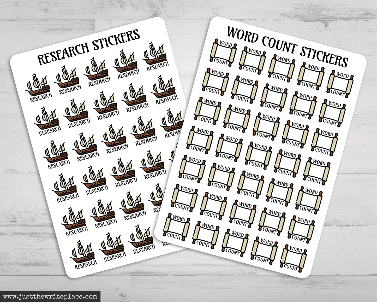 Fantasy Writing Planner Stickers Bundle