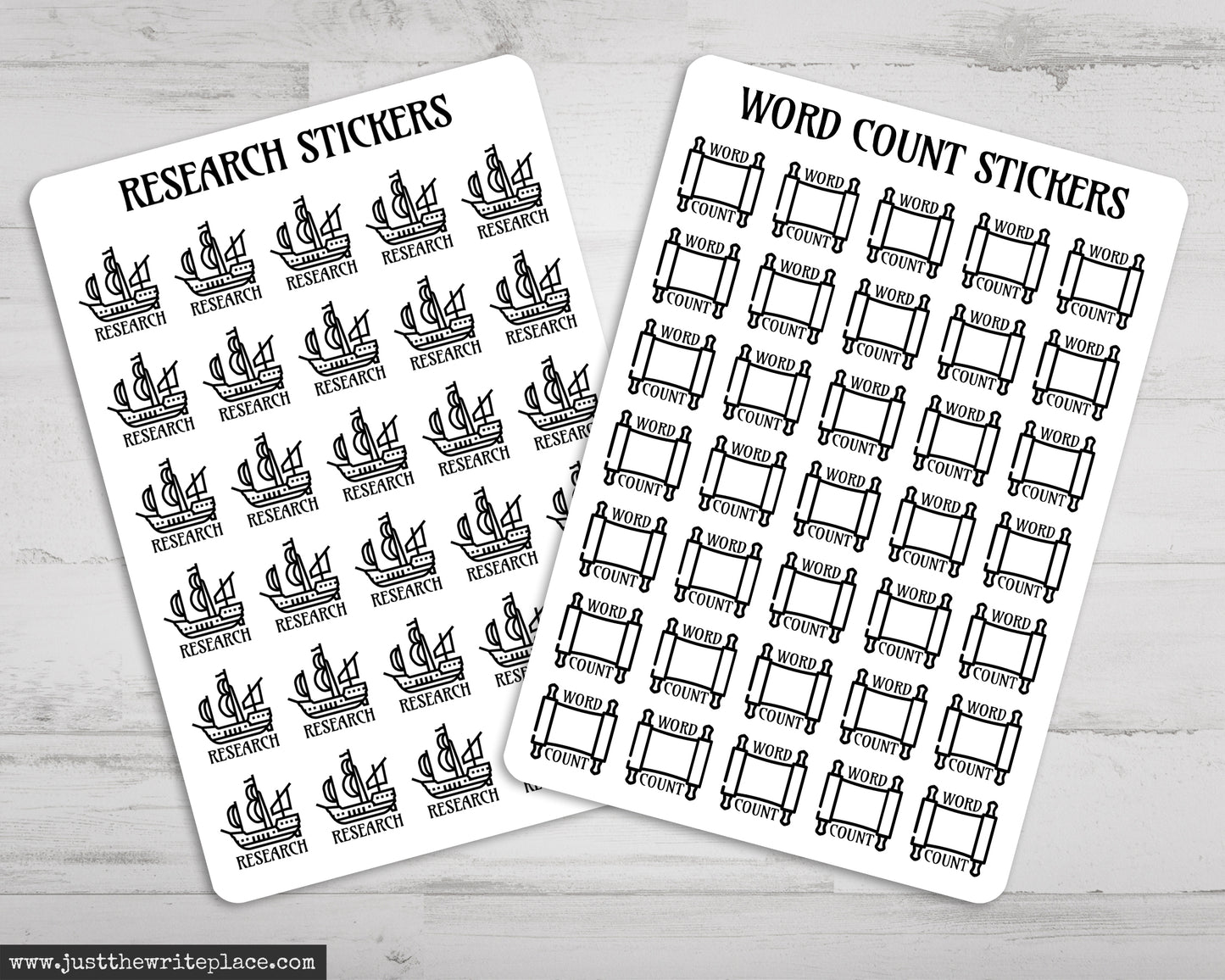 Fantasy Writing Planner Stickers