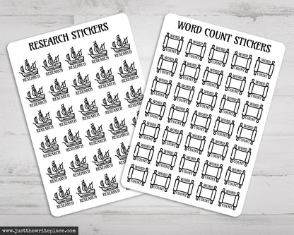 Fantasy Writing Planner Stickers