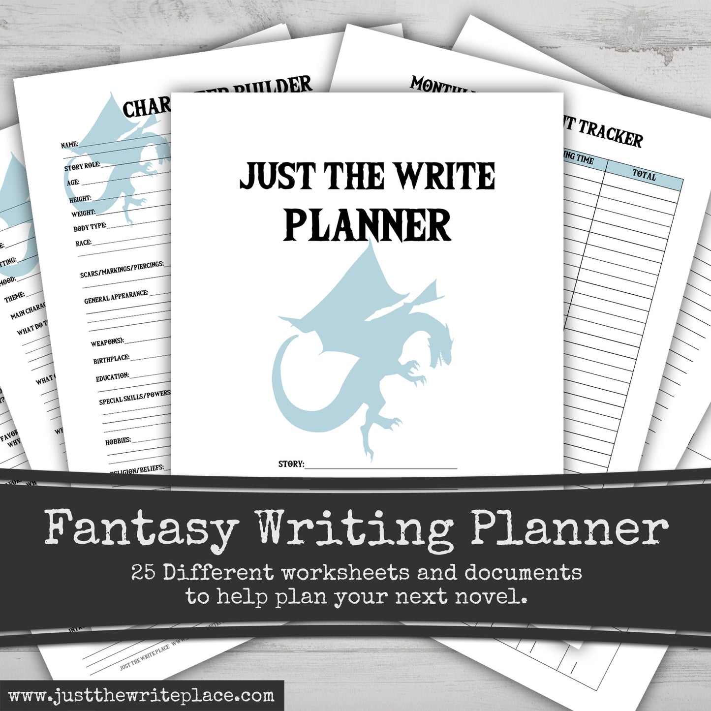 Printable Fantasy Writing Planner