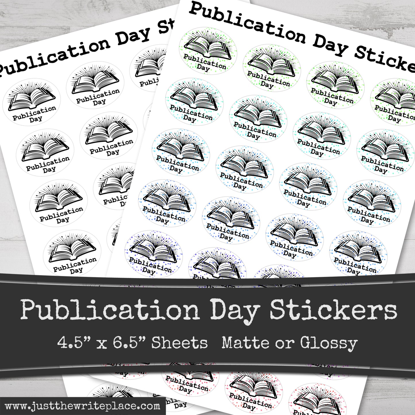 Publication Day Stickers