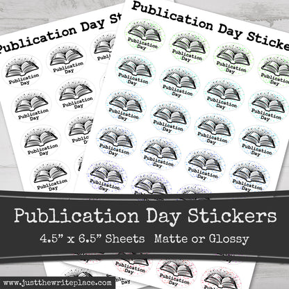 Publication Day Stickers