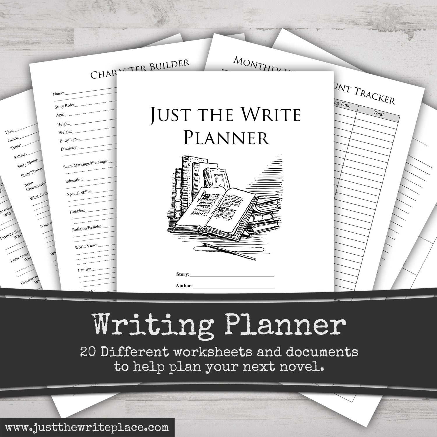Printable Writing Planner – The Bohemian Blue Jay