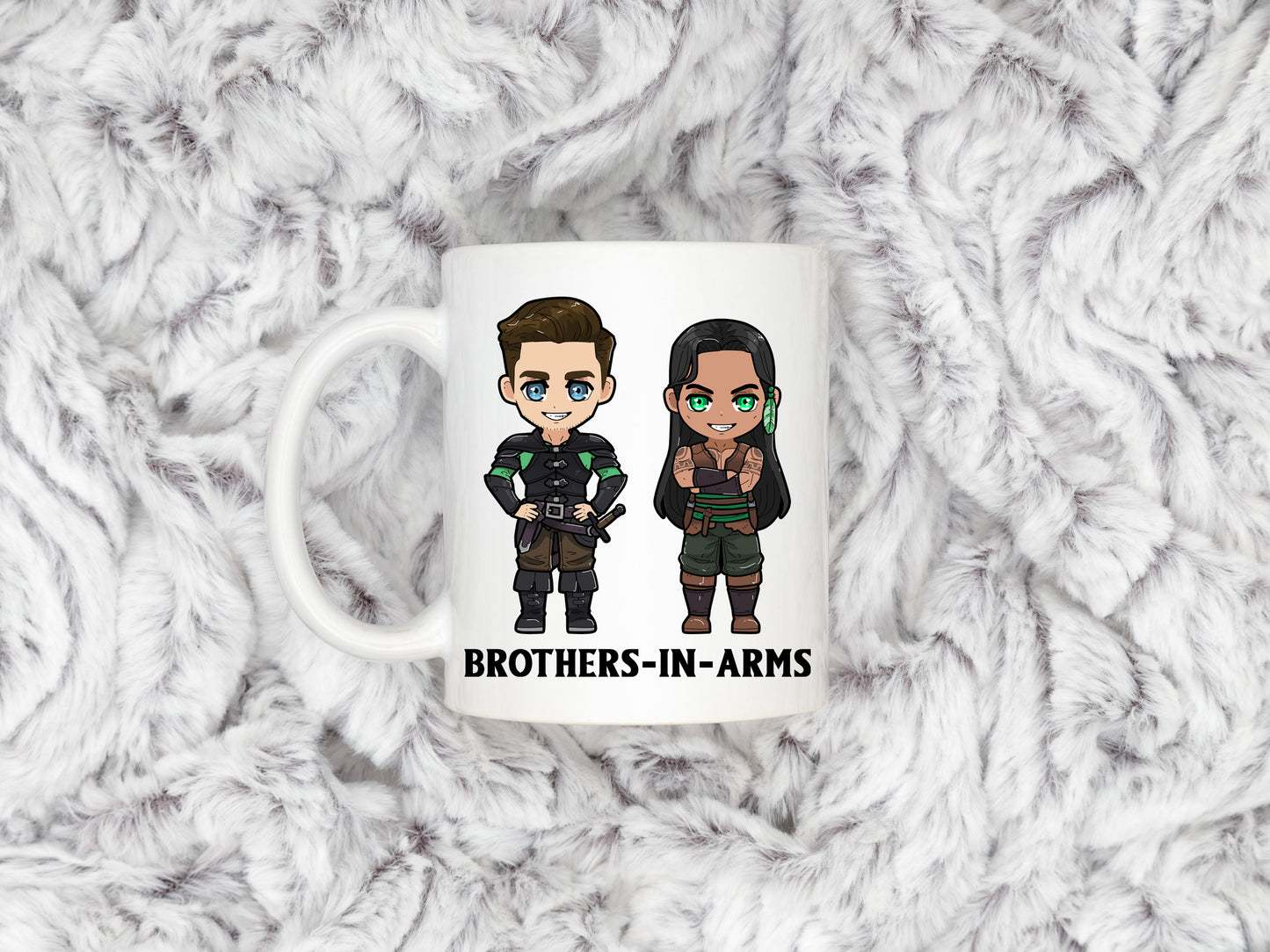 Ilyon Chronicles - Kaden and Talas Chibi Mug