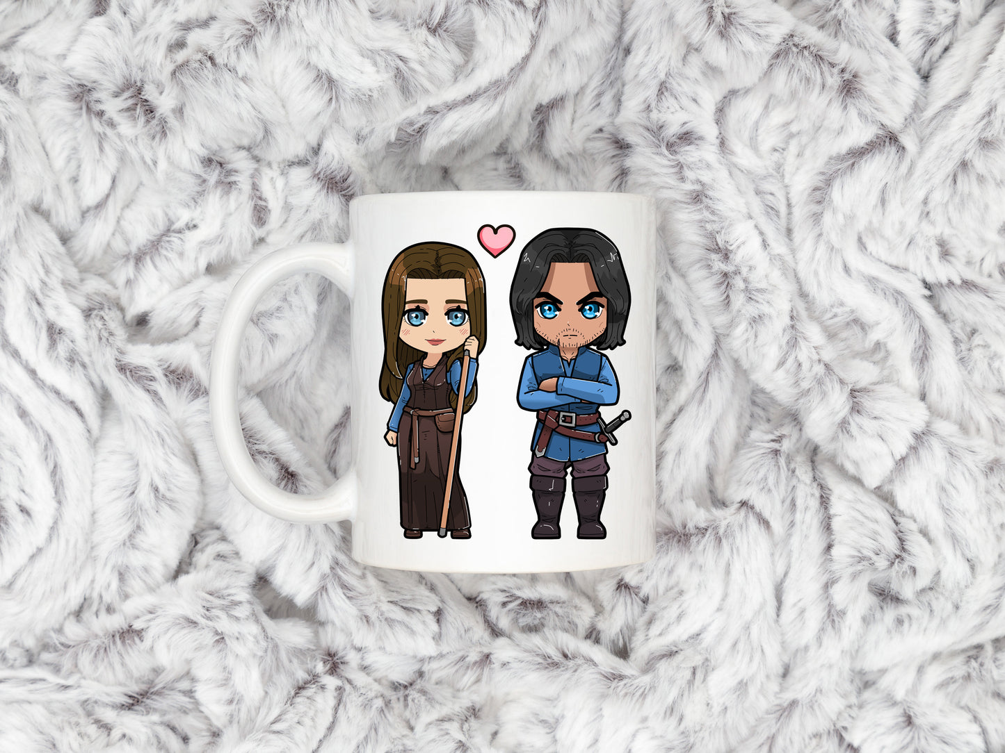 Ilyon Chronicles - Kyrin and Jace Chibi Mug