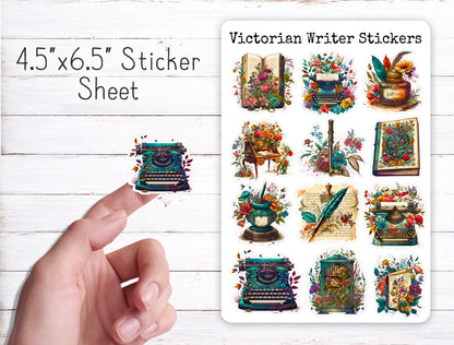 Victorian Writer Stickers