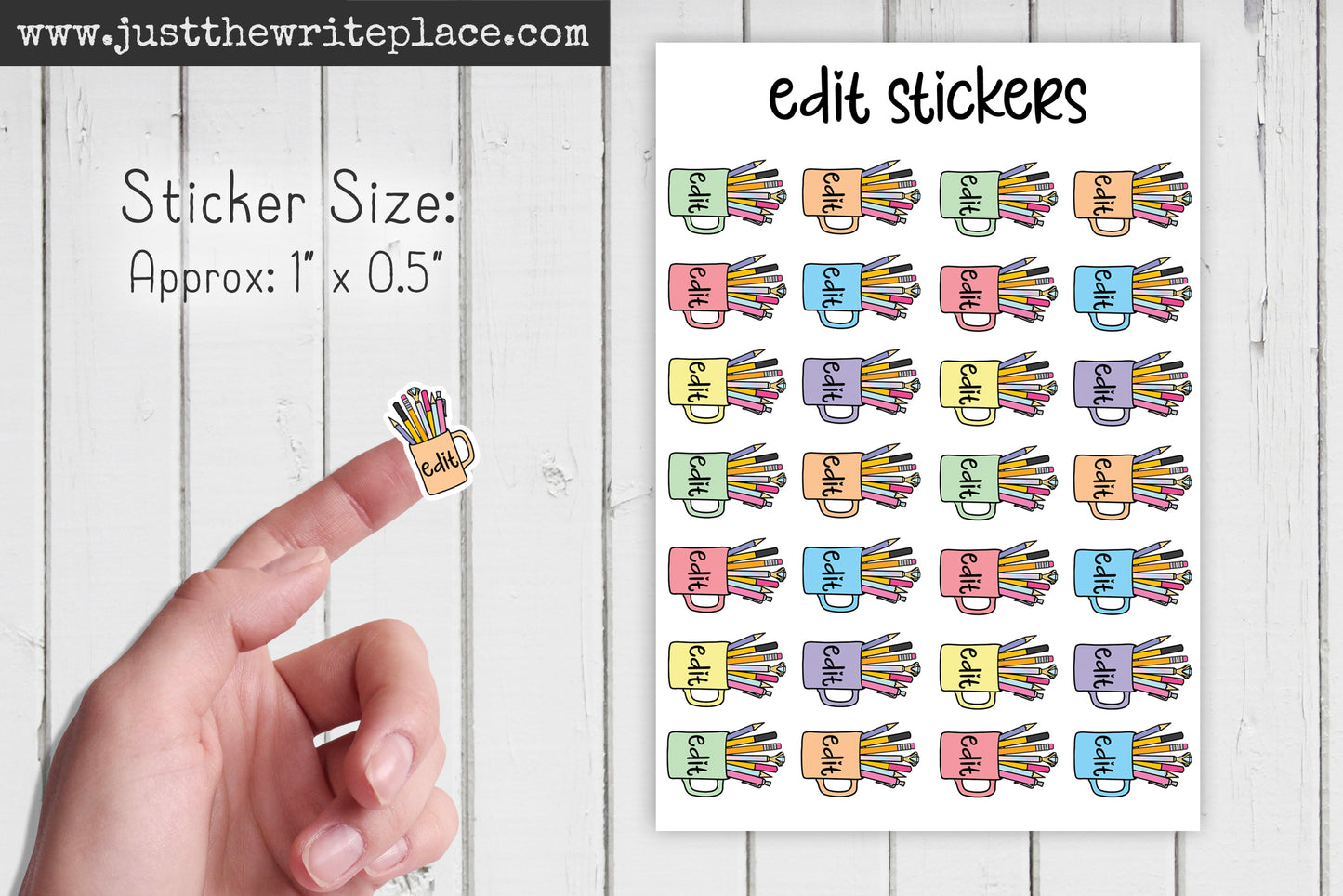 Writing Planner Stickers