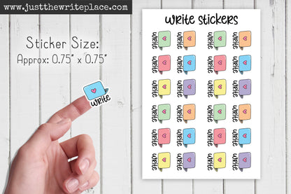 Writing Planner Stickers Bundle