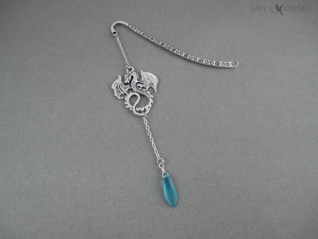 Silver Dragon Fantasy Bookmark