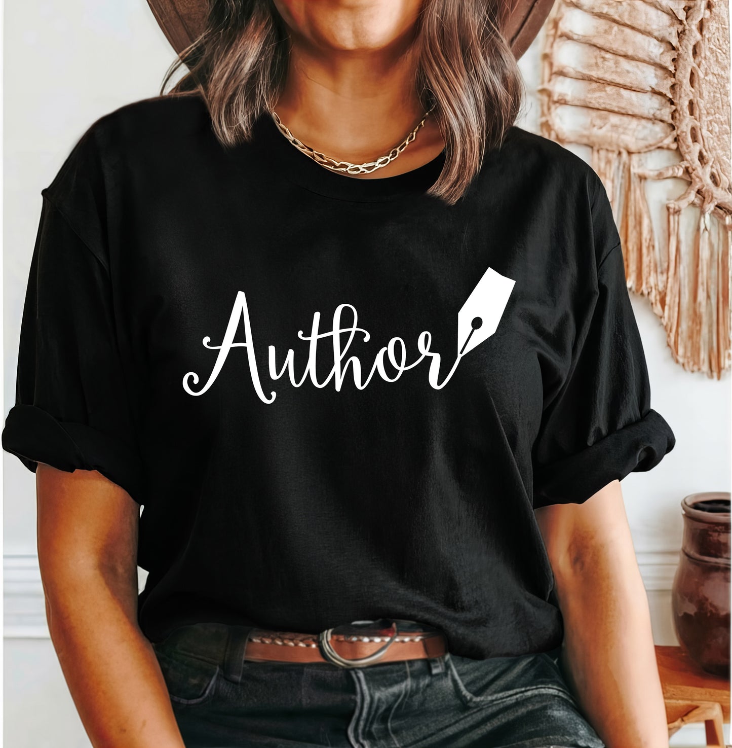 Author Pen Nib Shirt