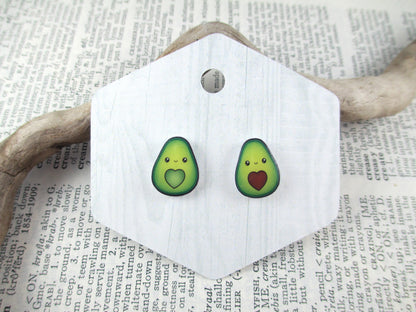 Kawaii Avocado Earrings