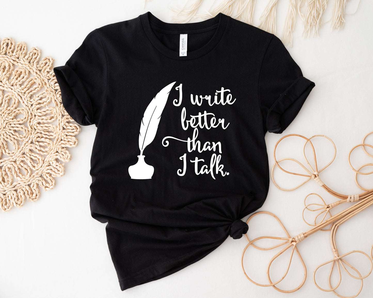 I Write Better Than I Talk Shirt